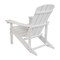 Merrick Lane Set of 2 Riviera Adirondack Patio Chairs With Vertical Lattice Back And Weather Resistant Frame